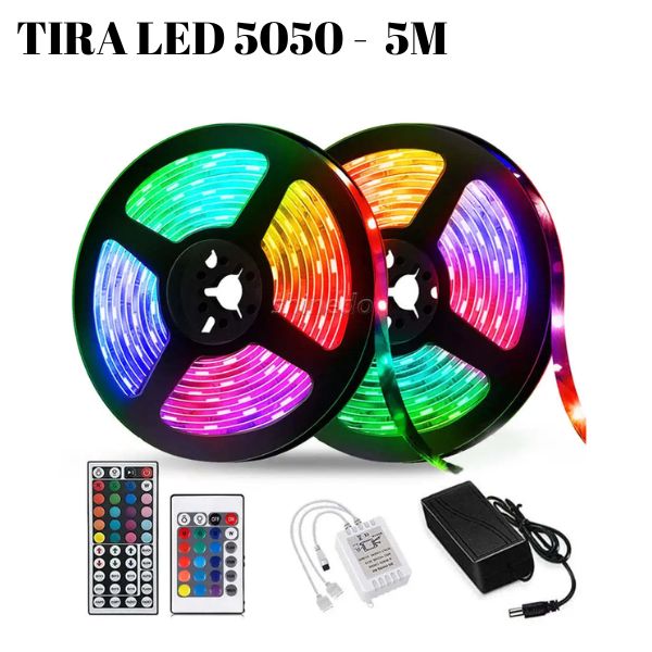 TIRA LED 5M NEGRO