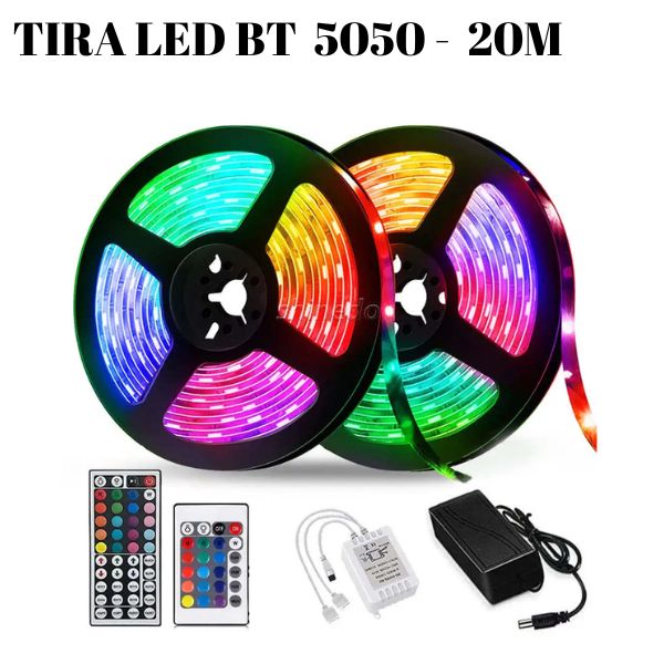 TIRA LED BLUETOOTH 20M NEGRO