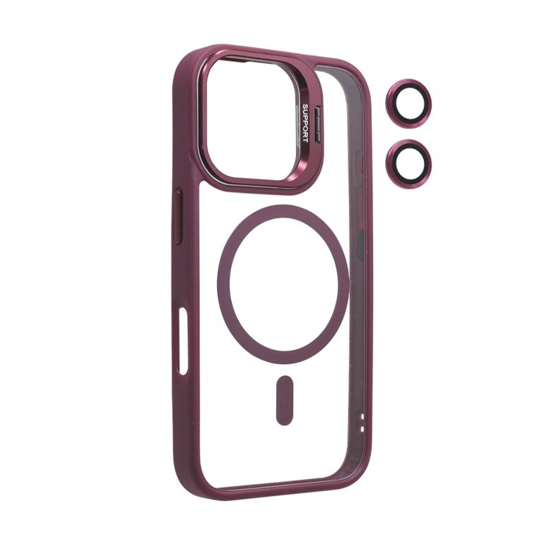 FUNDA MAGNÉTICA MSC IPHONE 11 BORDÓ
