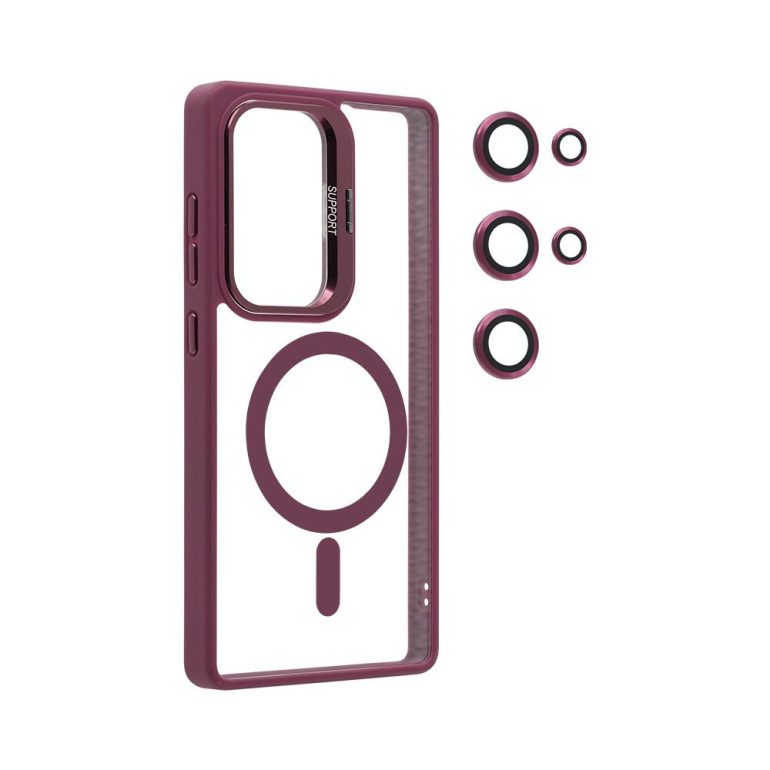 FUNDA MAGNÉTICA MSC SAMSUNG S24 BORDÓ