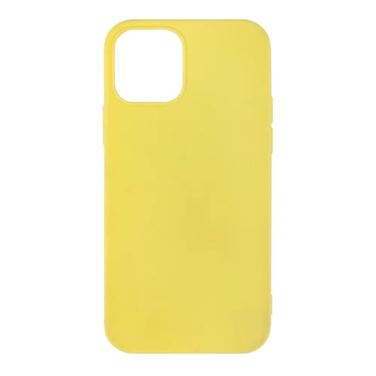FUNDA SILICON CASE IPHONE 15 AMARILLO