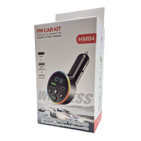 TRANSMISOR FM BLUETOOTH USB A + PD