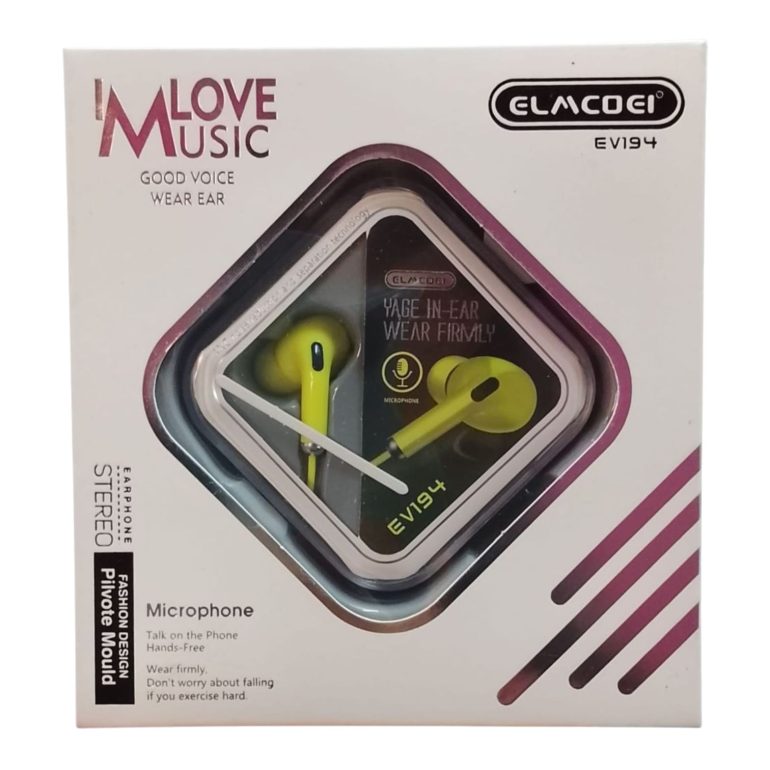 AURICULAR MANOS LIBRES JACK 3.5MM EV194 VERDE