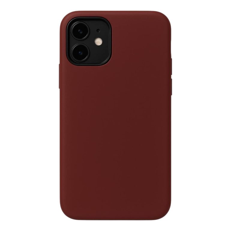 FUNDA RIGIDO LISO IPHONE 15 PRO MAX BORDÓ