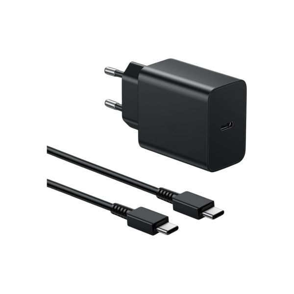 CARGADOR DE PARED USB C 25W MAS CABLE TIPO C A TIPO C
