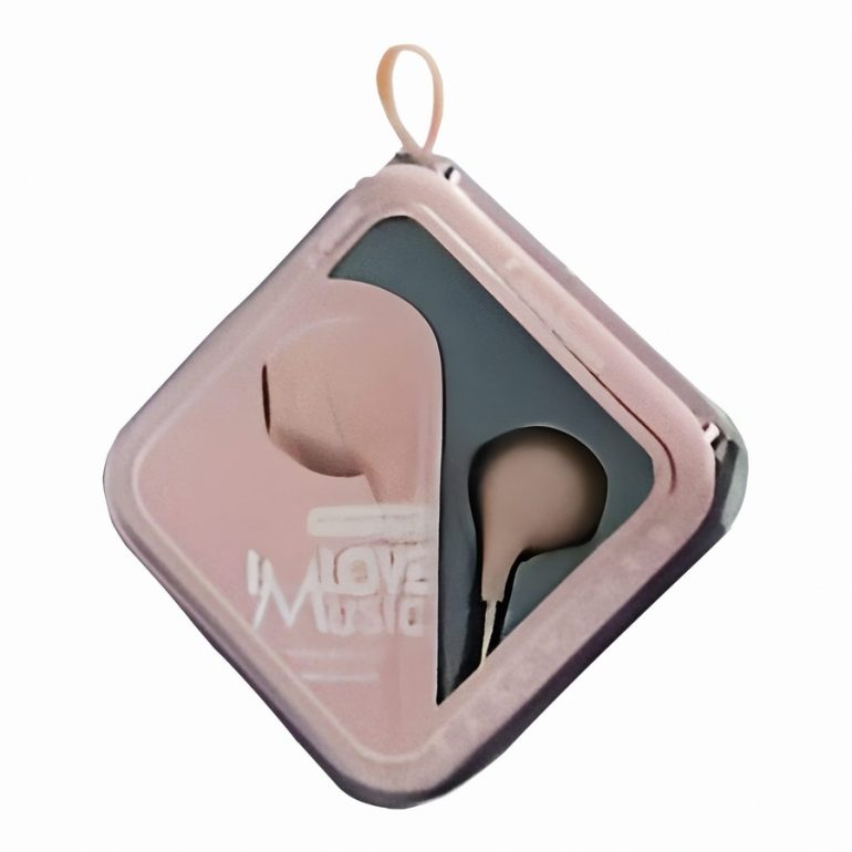 AURICULAR MANOS LIBRES JACK 3.5MM EV193 ROSA