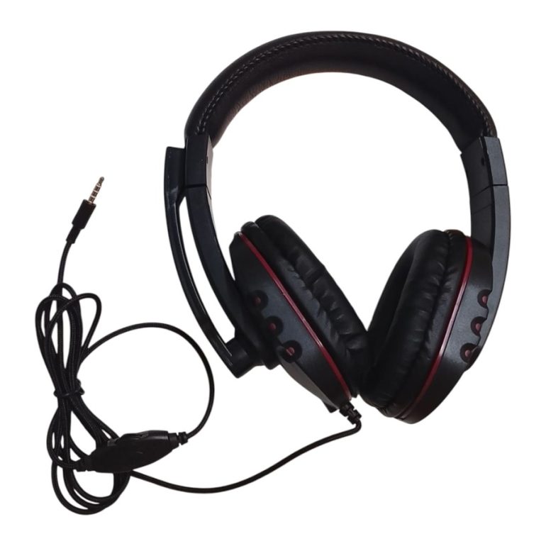 AURICULAR VINCHA GAMER GM001 ROJO