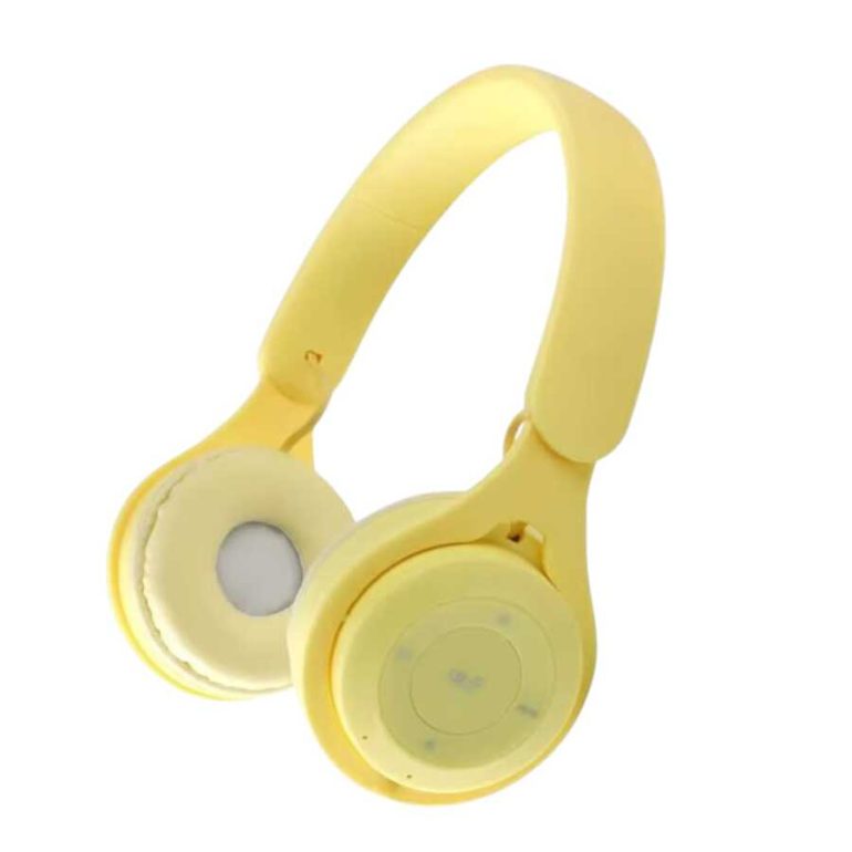 AURICULAR VINCHA BLUETOOTH Y08 AMARILLO