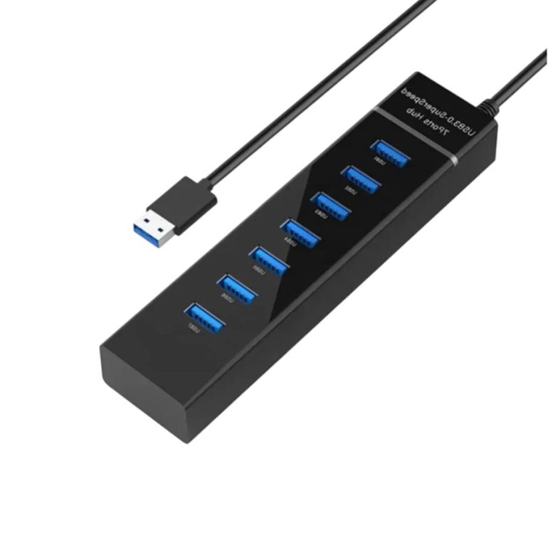 HUB USB 7 EN 1 CON PUERTO 3.0