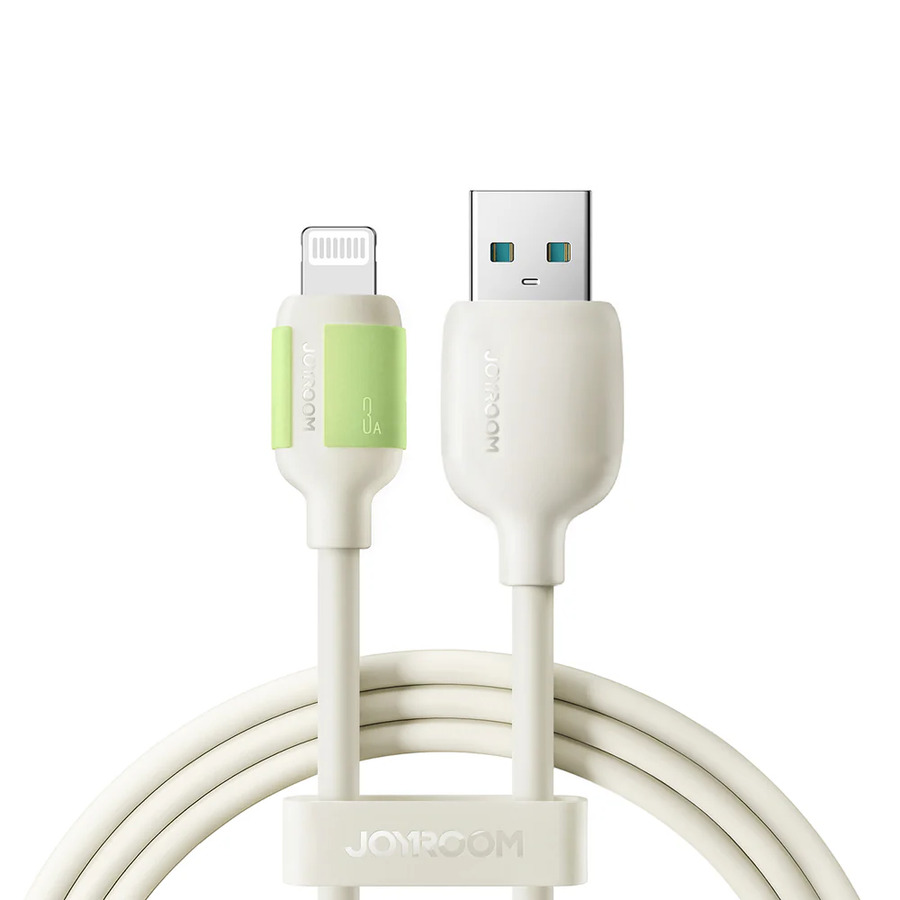 CABLE FLUOR JOYROOM SA53 3A USB A A LIGHTNING 1.2M BEIGE