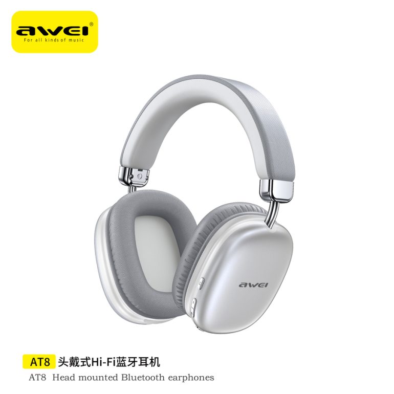 AURICULAR AWEI AT8 PLATEADO