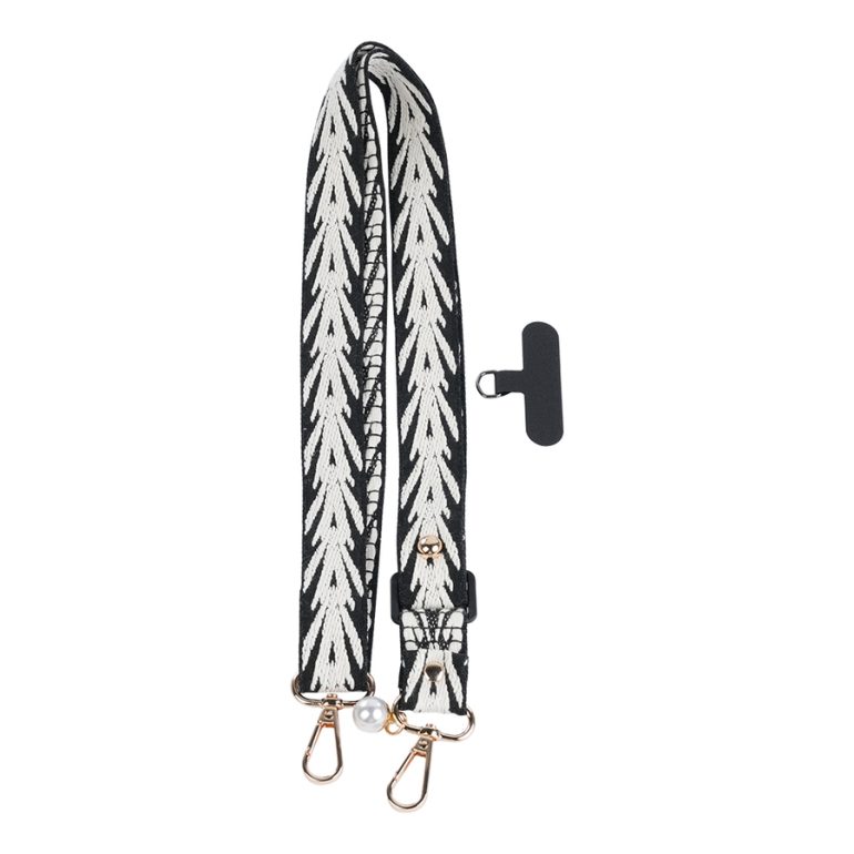 CORREA DE GANCHO PARA CELULAR NEGRO