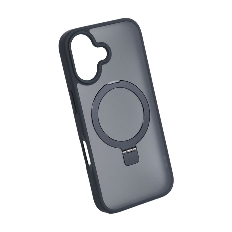 CASE MAGNETICO CON SOPORTE MATTE IPHONE 11 NEGRO