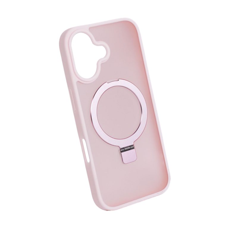 CASE MAGNETICO CON SOPORTE MATTE IPHONE 11 ROSA