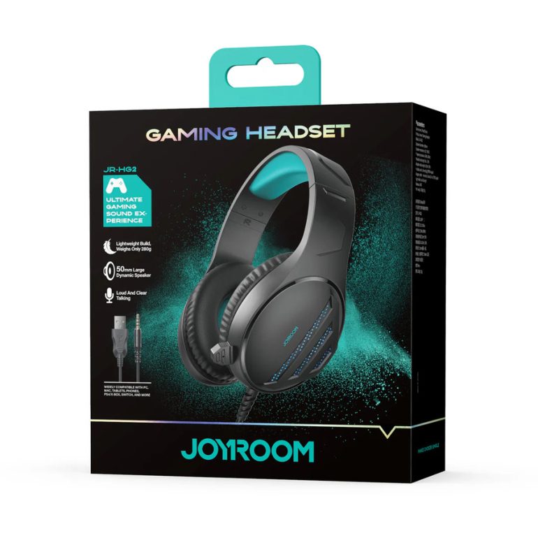 AURICULAR VINCHA GAMER JOYROOM JRHG2 NEGRO