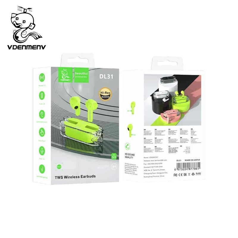 AURICULAR VDENMENV DL31 INALAMBRICO NEGRO