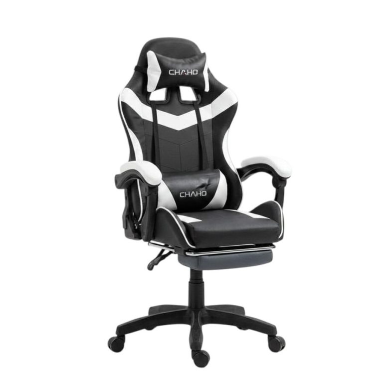SILLA GAMER/ESCRITORIO ERGONÓMICA CHAHO BLANCO