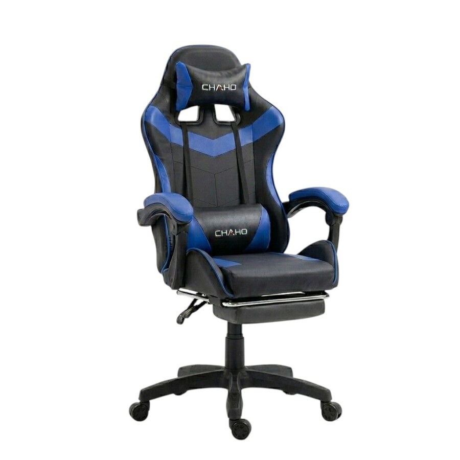 SILLA GAMER/ESCRITORIO ERGONÓMICA CHAHO AZUL