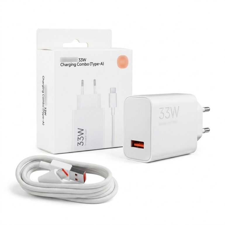 CARGADOR DE PARED MI 33W USB A MAS CABLE QC PREMIUM