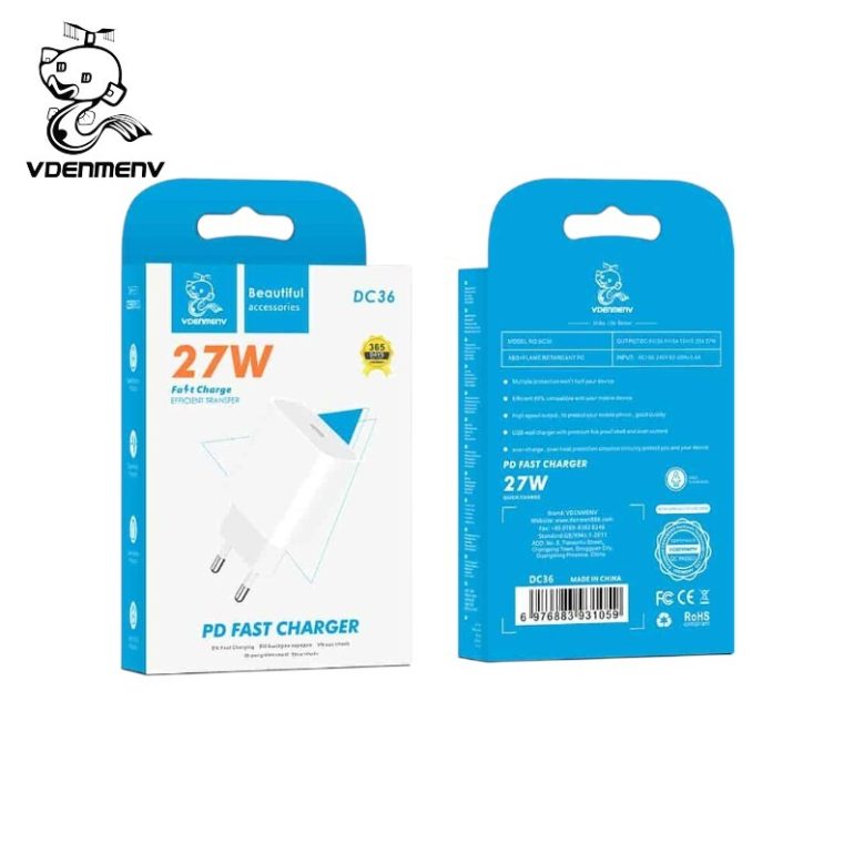 CARGADOR VDENMENV DC36 TIPO C 27W