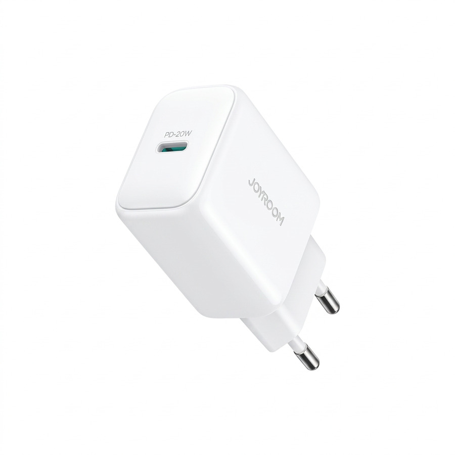 CARGADOR DE PARED JOYROOM JRTCF20 PD20W TIPO C BLANCO - Imagen 2