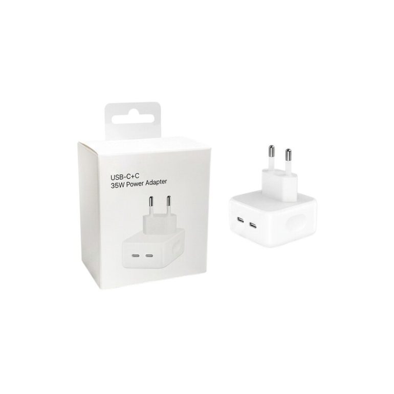 CARGADOR DE PARED DUAL PORT PD/USB-C 35W PREMIUM