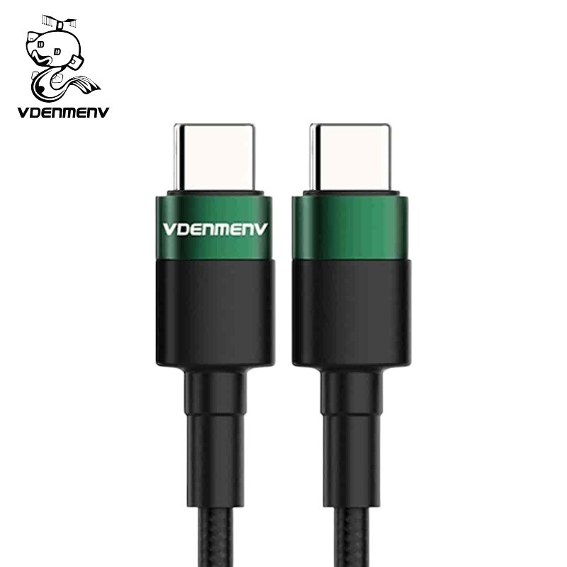 CABLE DE DATOS VDENMENV D62C TIPO C A TIPO C 100W AZUL - Imagen 2