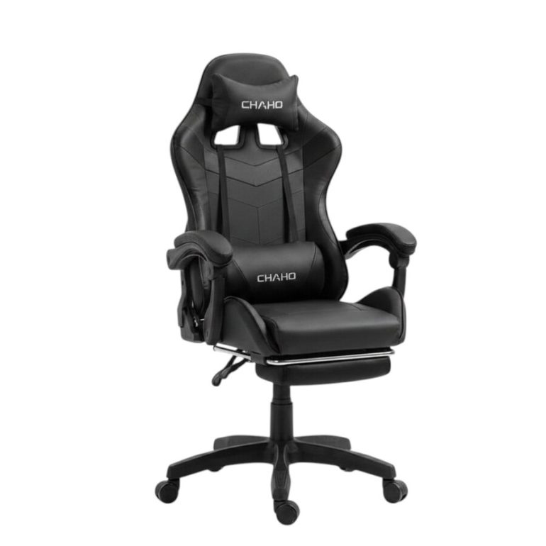 SILLA GAMER/ESCRITORIO ERGONÓMICA CHAHO NEGRO
