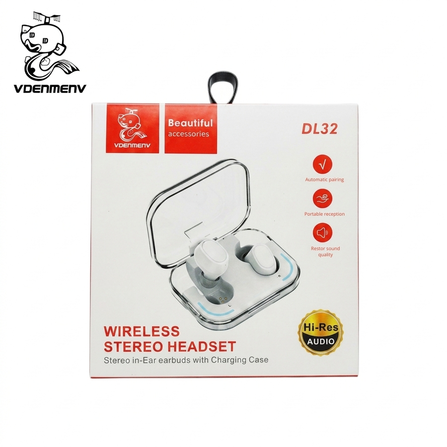 AURICULAR VDENMENV DL32 INALAMBRICO BLANCO