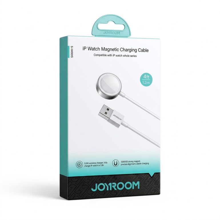 CARGADOR INALAMBRICO APPLE WATCH JOYROOM SIW001S USB A 1.2M