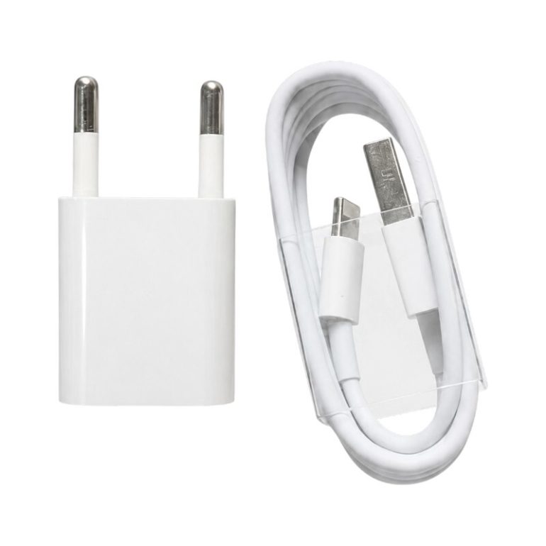 CARGADOR DE PARED 1A MAS CABLE USBA A LIGHTNING