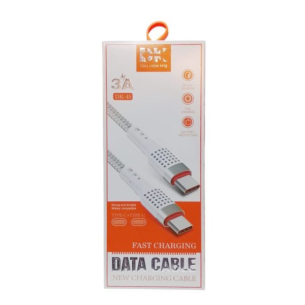 CABLE DE DATOS/CARGA TIPO C A TIPO C DK-33