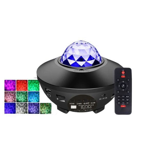 PARLANTE BOLA REFLECTOR LUCES RGB