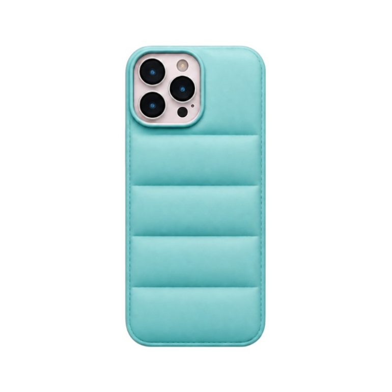 FUNDA PUFFER CASE IPHONE 12 PRO MAX TURQUESA