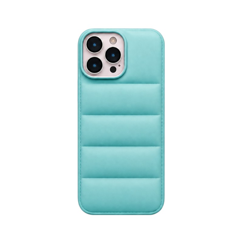 FUNDA PUFFER CASE IPHONE 12 PRO MAX TURQUESA