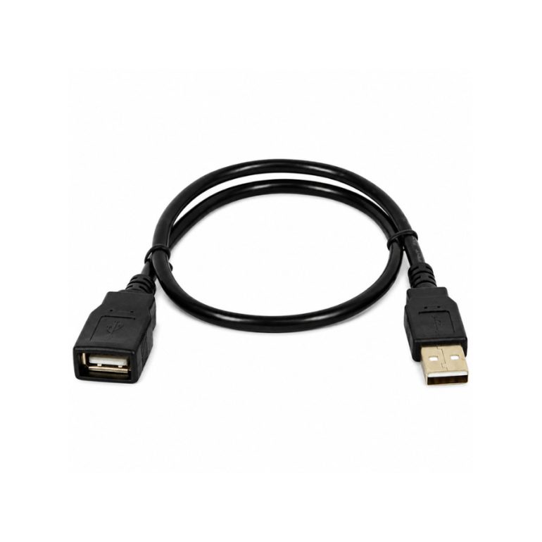 CABLE DE DATOS/CARGA USB A MACHO A HEMBRA 1.5M